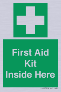 First Aid Kit Inside Here
